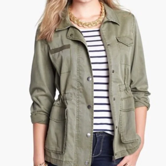 Rubbish Army Jacket Green Women Size M Cargo Military Pockets - Picture 1 of 12